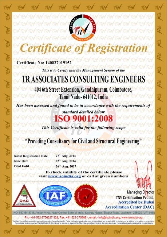 TR ASSOCIATES CONSULTING ENGINEERS